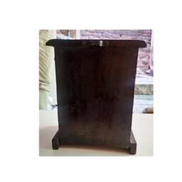 Old Wooden Key Holder Box Wall Rack Brass Fitted Home Decor Art - thumbnail 3
