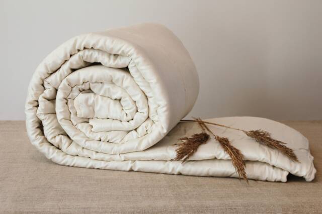 Wool Comforter, All Seasons, Full Size - 80x80 - image 1