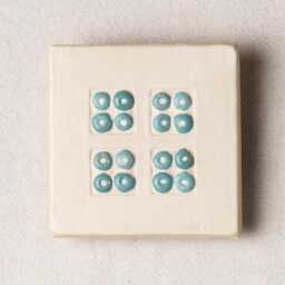 Mosaic Tile Wall Art Set Of 4, Mounted Art, 5 Inch Tiles - Made To Order Abacus - thumbnail 2