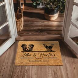 Best Selling Dog Welcome Mat - Unique Lover Gift Custom Coir Doormat Personalized Home Housewarming - thumbnail 2