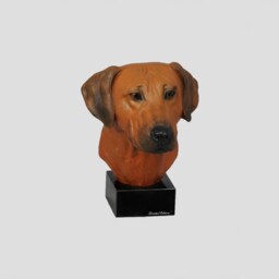 Rodesian Rhidgeback, Dog Marble Statue, Painted, Limited Edition, Make Your Own Artdog - thumbnail 3