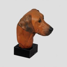 Rodesian Rhidgeback, Dog Marble Statue, Painted, Limited Edition, Make Your Own Artdog - thumbnail 2
