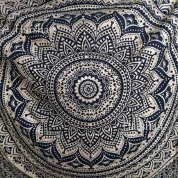 Golden Ombre Mandala Tapestry Queen Bedspread Boho Wall Hanging - Large Hippie Decor For Bedroom Yoga, Meditation Art Sofa Beach Throw - thumbnail 3