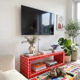 Tiled Tv Stand, Fun - thumbnail 3