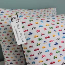 Cars & Robots Cushion Cover - Nursery/Children's Bedroom Variety Of Sizes - thumbnail 2