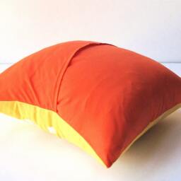 Yellow Blooming Blossom-Mini 10.5 Inches Square Pillow - thumbnail 4