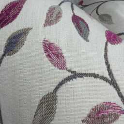 Handmade Voyage Cervino Leaf Print Cushion Cover, Double Sided Pillow Case - thumbnail 2