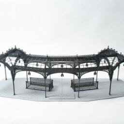 Architectural Model Kit Of Seattle Washington Pergola, Laser Cut Kit, Diy Product, Pioneer Square Unique Gift - thumbnail 2