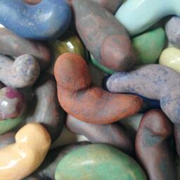 Babies For Ceramic Goddess Sculptures, Blessingway Altar, Birth Comfort Stone - thumbnail 2