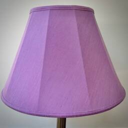 Wisteria Purple Drum Lampshade Handmade British Shade - thumbnail 1