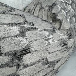 Cushion Pillow Cover Velvet For Sofa Bed Designer Fabric Voyage Cream Furnishing High Quality Rectangle Double Sided - thumbnail 4