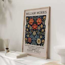 William Morris Print, Art, Exhibition Poster, Ditsy Floral Gifts, Whimsical Decor, Art Flower - thumbnail 3