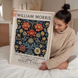 William Morris Print, Art, Exhibition Poster, Ditsy Floral Gifts, Whimsical Decor, Art Flower - thumbnail 2