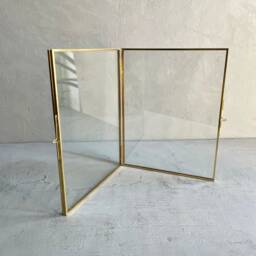 Gold Book Frame - Handmade Book Style Photo Frame Catch Memories Home Decoration For Leaves Picture Small Size - thumbnail 3