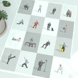 The Office - UK Illustrated Print - Classic Workplace Comedy Art For Home Or - thumbnail 3