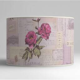 Lampshade For Table Lamp - Floral Paris Vintage Pattern Lampshade Available As A Base Or Pendant - thumbnail 2