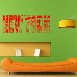 New York Ny City Skyline Wall Sticker Vinyl Mural Decal Home House Apartment Art Decor Free Shipping L056 - thumbnail 1