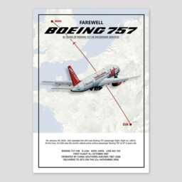 Jet2 Boeing 757 Print, Last Flight, Aviation Art, Airliner Art Prints, Pilot Gift, Poster, Airline Decor - thumbnail 2