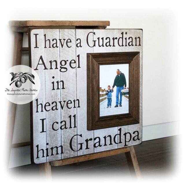 Grandpa Memorial Picture Frame Sympathy Gift, Loss Of Father - 16x16 - image 1