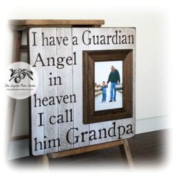 Grandpa Memorial Picture Frame Sympathy Gift, Loss Of Father - 16x16 - thumbnail 1