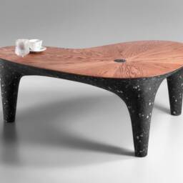 Ma Bench Sculptural Oak & Composite Seating Object - thumbnail 4
