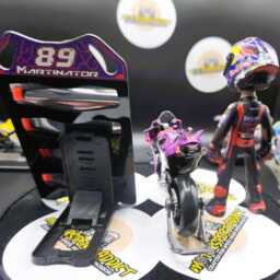 Jorge Martin Handmade Moto-Gp Rider Figure With Bike - Artwork Biker Gift Xmas Christmas - thumbnail 3