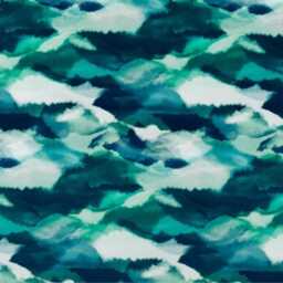 Harlequin Fabrics Minako, Teal Blue, Turquoise & Light Blue Velvet Cushion Cover, Throw Pillow Home Decor - thumbnail 3