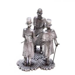 Tin 54mm Sherlock Holmes, Dr. Watson & Inspector G. Lestrade. Arthur Conan Doyle 132 Scale Metal Figurine - thumbnail 4