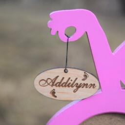 Personalized Baby Gift Set Photo Picture Frame Pregnant Woman Wood Ultrasound Sonogram Pregnancy Girl Shower Gender Reveal - thumbnail 4