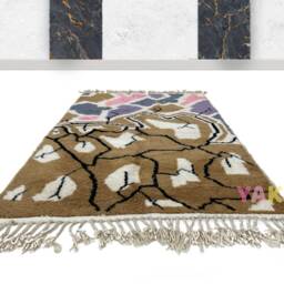 Customized Moroccan Rug - Authentic Handmade Genuine Wool Made To Order Berber Style Free Worldwide Shipping Shag Area Rug - thumbnail 2