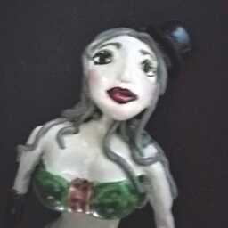 steampunk Mermaid Hanging Sculpture - thumbnail 2