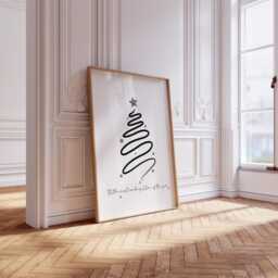 It's The Most Wonderful Time Of Year Christmas Print, Print, Festive Prints, Card, Quote - thumbnail 3