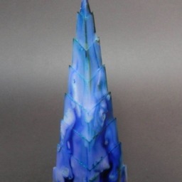 Pyramid Candles, Handmade Candle, Blue Candle - thumbnail 2