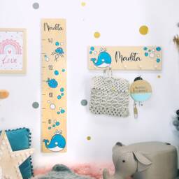 Children's Height Chart, Wooden Charts, Individual Gifts, Personalized Charts - thumbnail 4
