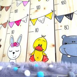 Children's Height Chart, Wooden Charts, Individual Gifts, Personalized Charts - thumbnail 3