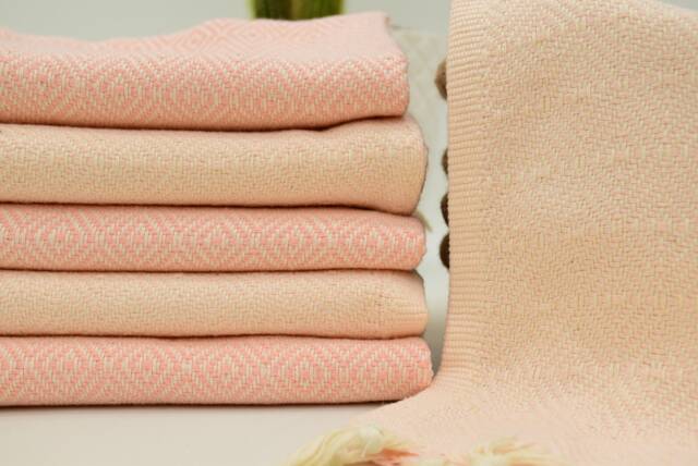 Coral Towel 2 Colors Hand 28x40 Turkish Peshkir Wholesale Tea Gift Bathroom Brc-Cr-Pshkr - image 1