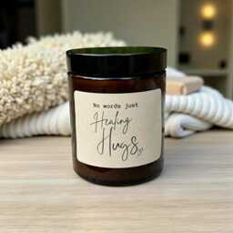 Healing Hugs Candle, Get Well Gift, Thinking Of You Sympathy Self Care Stress Relief - thumbnail 3