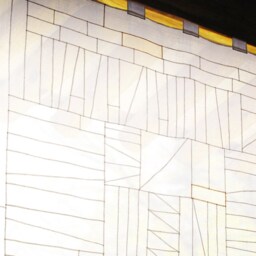 Pojagi Patchwork Curtain Traditional Weaving Ramie, Korean Authentic Skills, Customizable Size/Color/Pattern - thumbnail 3