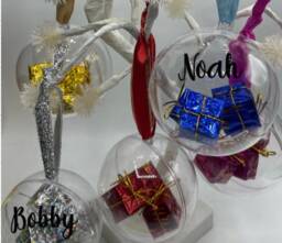 Personalised 1st Christmas Bauble/Babies First Baby Ornament Tree Decoration - thumbnail 4