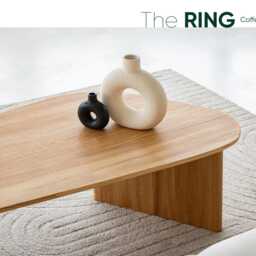 Nesting Coffee Tables - Modern Set Solid Wood Table Minimalist Of 2 Tables - thumbnail 2