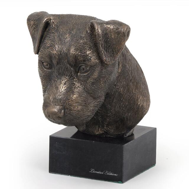 Jack Russel Terrier, Dog Marble Statue, Limited Edition, Artdog. Made Of Cold Cast Bronze. Solid, Perfect Gift. Limited Edition - image 1