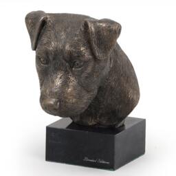 Jack Russel Terrier, Dog Marble Statue, Limited Edition, Artdog. Made Of Cold Cast Bronze. Solid, Perfect Gift. Limited Edition - thumbnail 1
