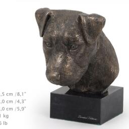 Jack Russel Terrier, Dog Marble Statue, Limited Edition, Artdog. Made Of Cold Cast Bronze. Solid, Perfect Gift. Limited Edition - thumbnail 4