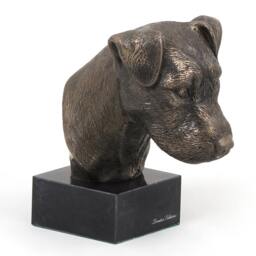 Jack Russel Terrier, Dog Marble Statue, Limited Edition, Artdog. Made Of Cold Cast Bronze. Solid, Perfect Gift. Limited Edition - thumbnail 3