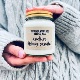 Funny Gift, Candle Addict, Lover, Gift For A Friend, Funny Candle, Handmade Soy Scented