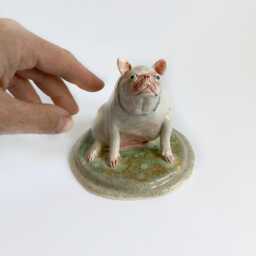 Custom-Made Dog Figurine, Personalized Pet Statue, A Handmade Figurine To Honor The Memory Of Your Beloved Dog, Ceramic - thumbnail 2