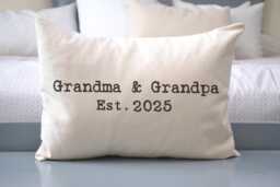 Grandparent Gift Personalized, Grandparent Christmas, Hard To Buy For, Vintage Look, Pregnancy Reveal, Announcement, For Her - thumbnail 1