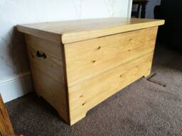 Blanket Box Storage Handmade Solid Wood