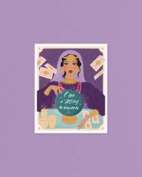 I See A Strong Woman -- Handmade Foil Print - thumbnail 1