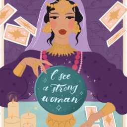 I See A Strong Woman -- Handmade Foil Print - thumbnail 2